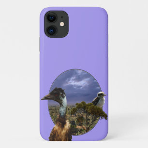 Emu And Kookaburra, iPhone 11 Case