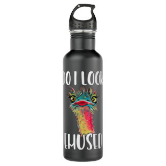 Emu Bird - Do I Look Emused Funny Cute Pullover Ho 710 Ml Water Bottle