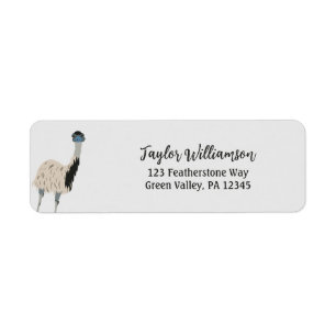 Emu Bird Lovers Return Address