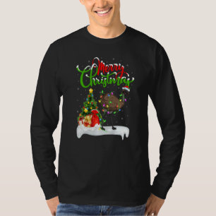 Emu Bird Xmas Decorations Santa Emu Christmas T-Shirt