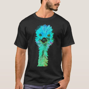 Emu Birds Funny Humour Ostrich Emo Animal T-Shirt