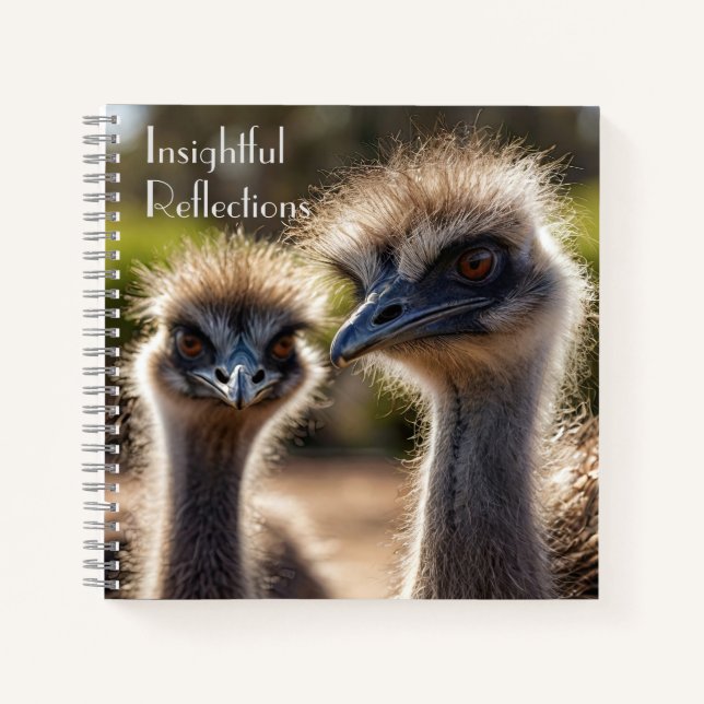 Emu Birds Notebook (Front)