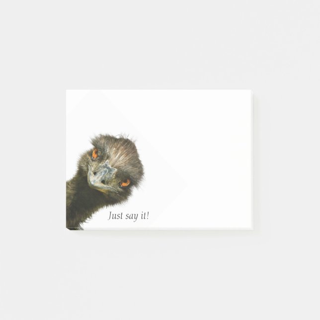 Emu Just Say It Post-it Notes (Front)