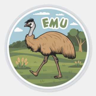 Emu sticker