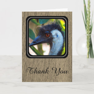Emu Thank You card