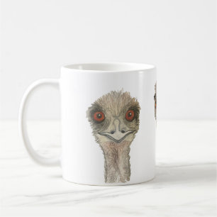 Emu White Coffee Tea Mug