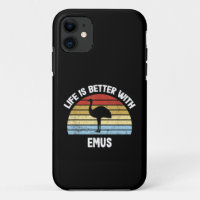 Emu with German Text Das Leben ist besser