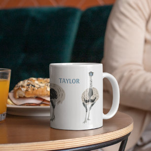 Emus Bird Lovers Personalised Coffee Mug