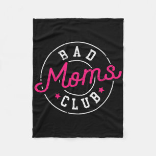 Emwered Strong Women Hustle Boss Mom Wife Bad Moms Fleece Blanket