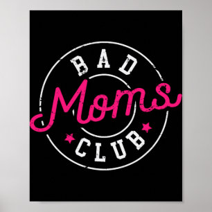 Emwered Strong Women Hustle Boss Mom Wife Bad Moms Poster