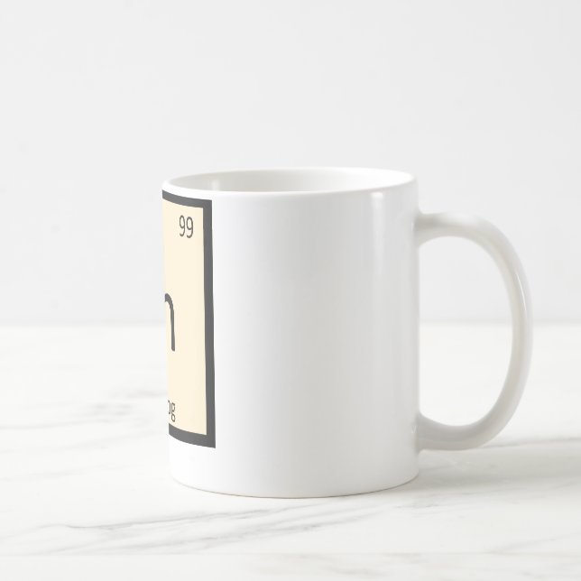 En - Egg Nog Chemistry Periodic Table Symbol Coffee Mug (Right)
