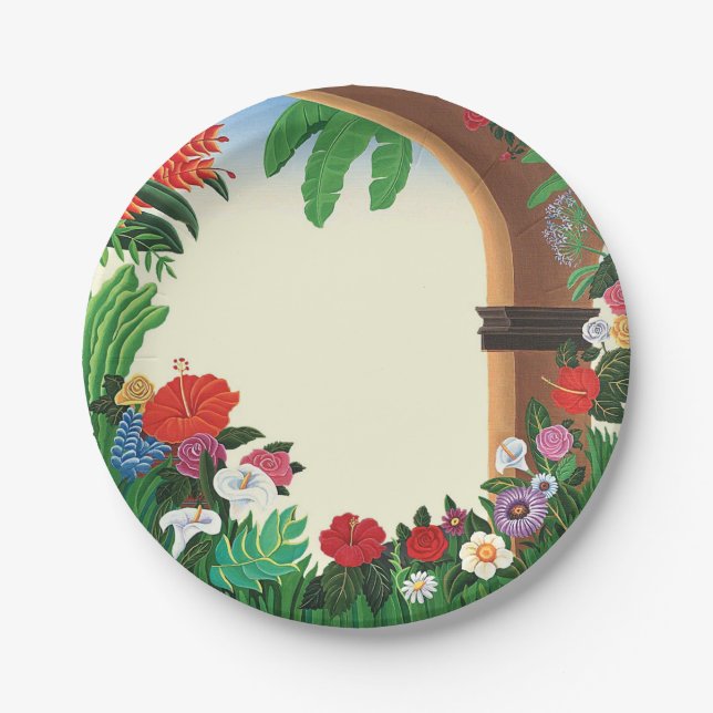 En el Jardin plate (Front)