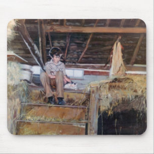 En el pajar/No palleiro/In the barn Mouse Mat