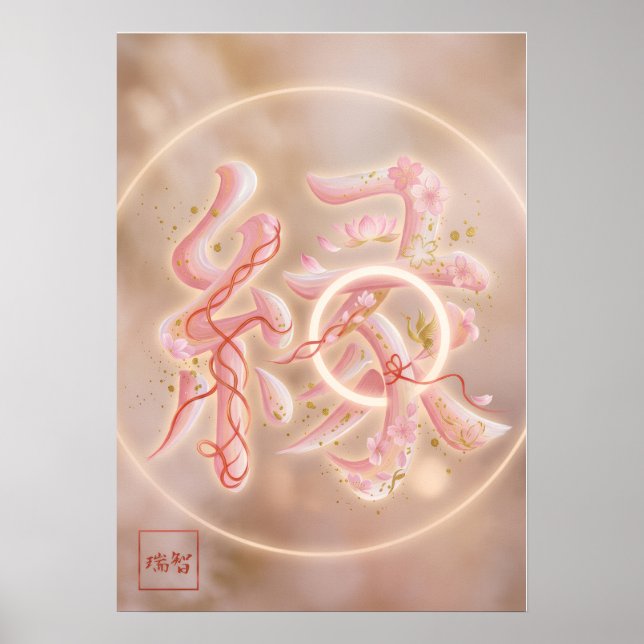 En:  Elegant Calligraphy  En Art260010011 Poster (Front)