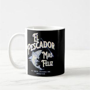 En Espanol Para Pescador Feliz Funny Spanish Fishi Coffee Mug