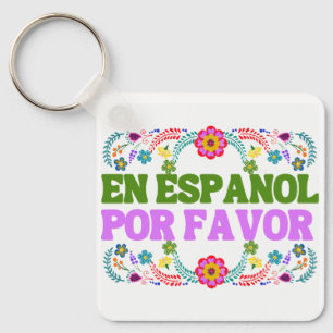 En Español Por Favour , Spanish Teacher Gift Maest Key Ring