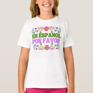 En Español Por Favour , Spanish Teacher Gift Maest T-Shirt