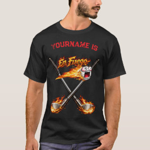 En Fuego Golf Ball – Funny Flaming Golf Ball with T-Shirt