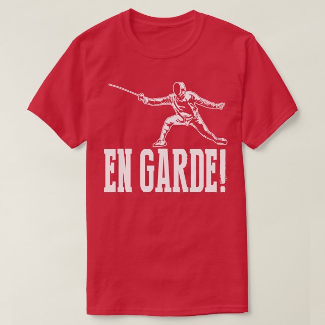 En Garde white T-Shirt (Design Front)
