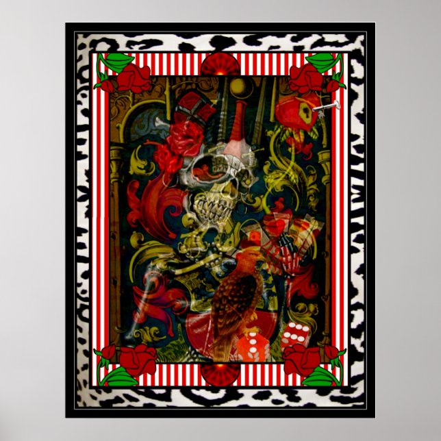 En honour de la abuela muerta poster (Front)