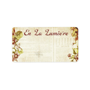 En La Lumiere 1.25 x 2.375 Shipping September 2012 Label