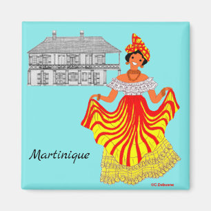 En Martinique Antilles françaises Magnet
