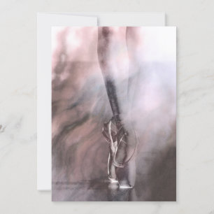 En Pointe - Ballet Dancer in Pointe Shoes Painting