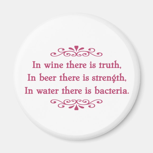 En Vino Veritas -cf Magnet (Front)