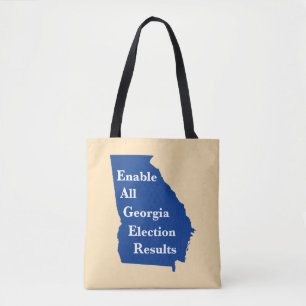 Enable All Georgia Election Results Tote Bag