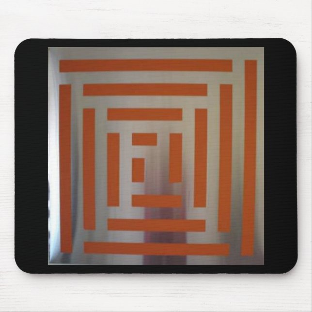 Enamel on Stainless Steel Mouse Mat (Front)