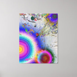 Enamel Sunburst Canvas Print
