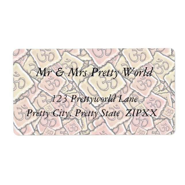 Enamel Tile Om (Aum) (Front)