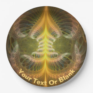 Enameled Brass Tray Paper Plate