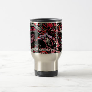 Enamoured in Pink Travel Coffee Mug
