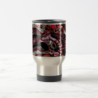 Enamoured in Pink Travel Coffee Mug