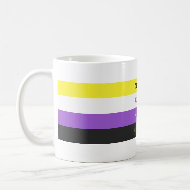 Enby Binary Mug (Left)