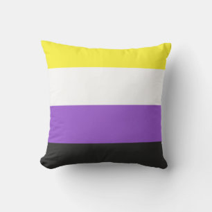 Enby (Non-binary Pride) Flag Cushion