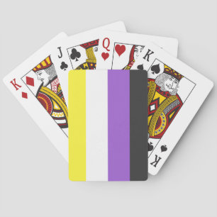 Enby (Non-binary Pride) Flag Playing Cards