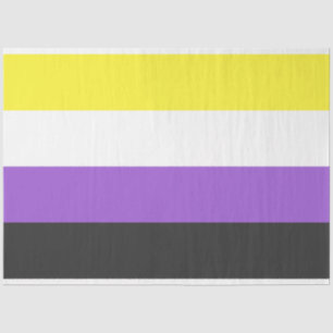 Enby (Non-binary Pride) Flag Tissue Paper