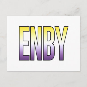 ENBY - Nonbinary Postcard