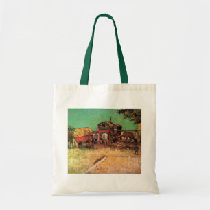 Encampment of Gypsies Caravans by Vincent van Gogh Tote Bag