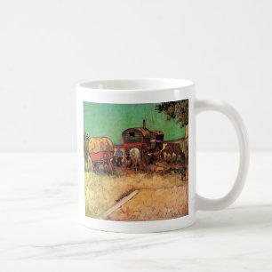 Encampment of Gypsies with Caravans, Van Gogh Coffee Mug