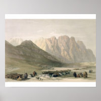 Encampment of the Aulad-Said, Mount Sinai, Februar