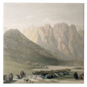 Encampment of the Aulad-Said, Mount Sinai, Februar Tile