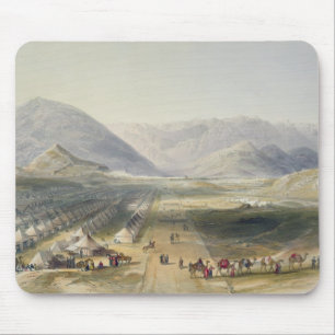 Encampment of the Kandahar Army under General Nott Mouse Mat