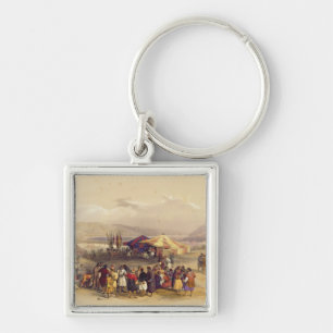 Encampment of the Pilgrims at Jericho' Volume II Key Ring