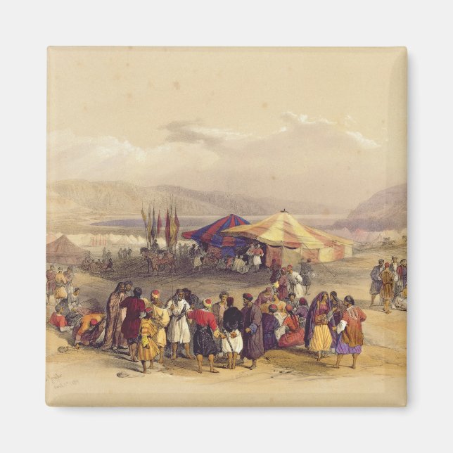Encampment of the Pilgrims at Jericho' Volume II Magnet (Front)