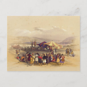 Encampment of the Pilgrims at Jericho' Volume II Postcard