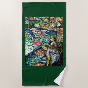 Enceladus Beach Towel