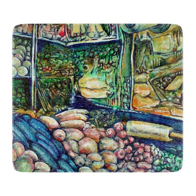 Enceladus Cutting Board (Front)